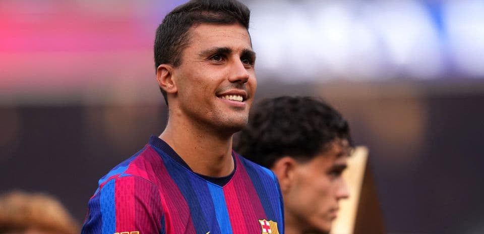 Javier Tebas destaca a Rodri como el mejor jugador del mundo tras su fichaje por el Barcelona