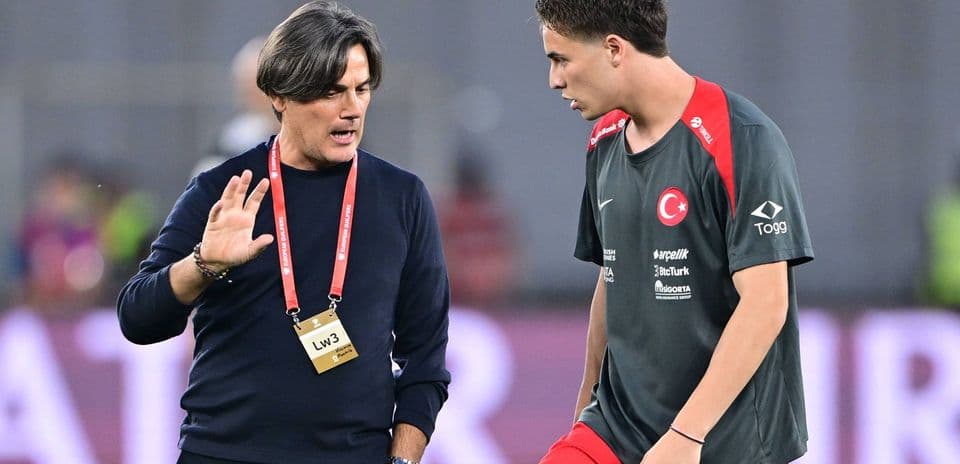 Vincenzo Montella destaca el futuro estelar de Kenan Yildiz pese a las bajas en Turquía