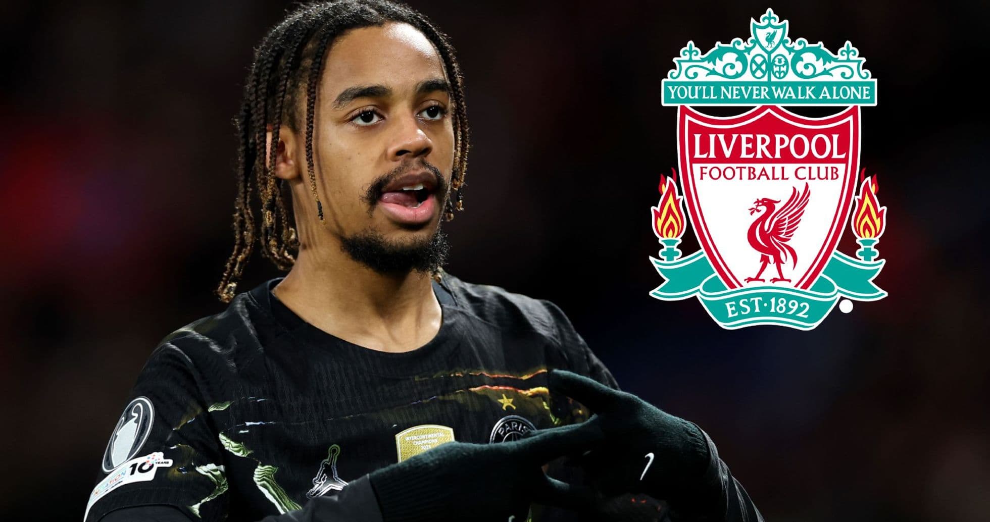 Liverpool eleva oferta a 135 millones de euros por Bradley Barcola tras su exclusión en PSG