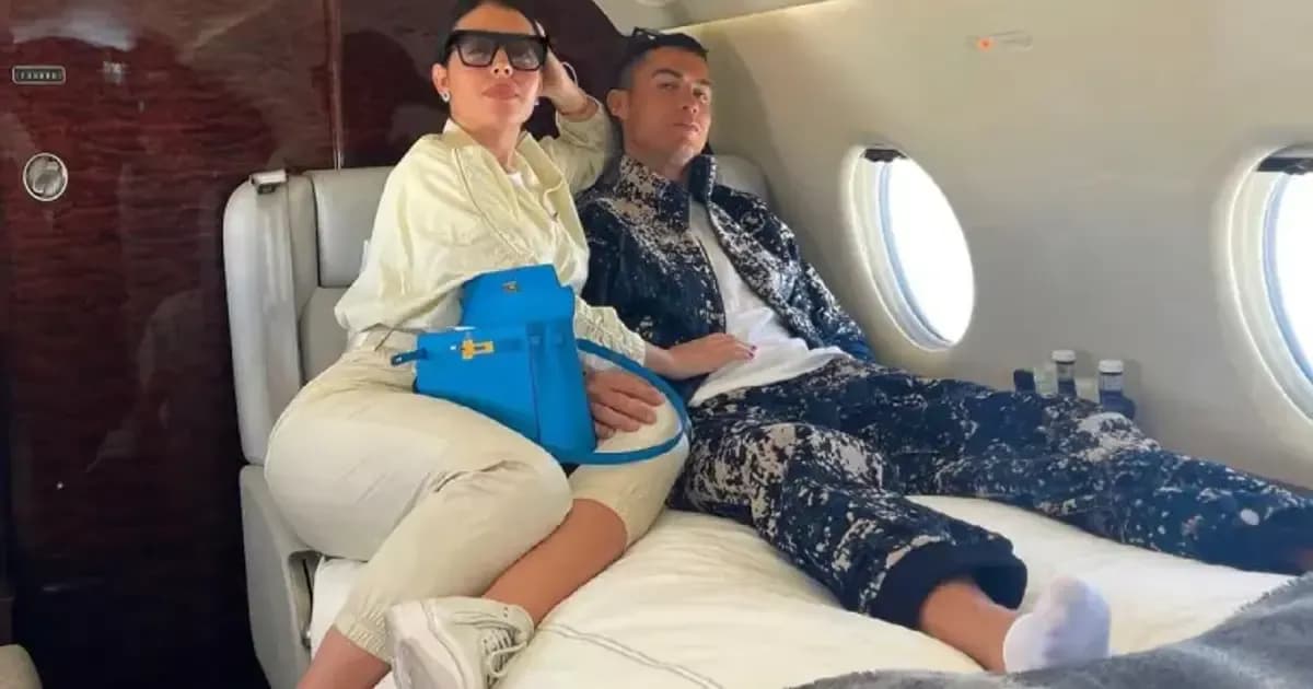 Georgina Rodríguez domina el jet privado de ₦96 mil millones de Ronaldo tras su lujosa boda