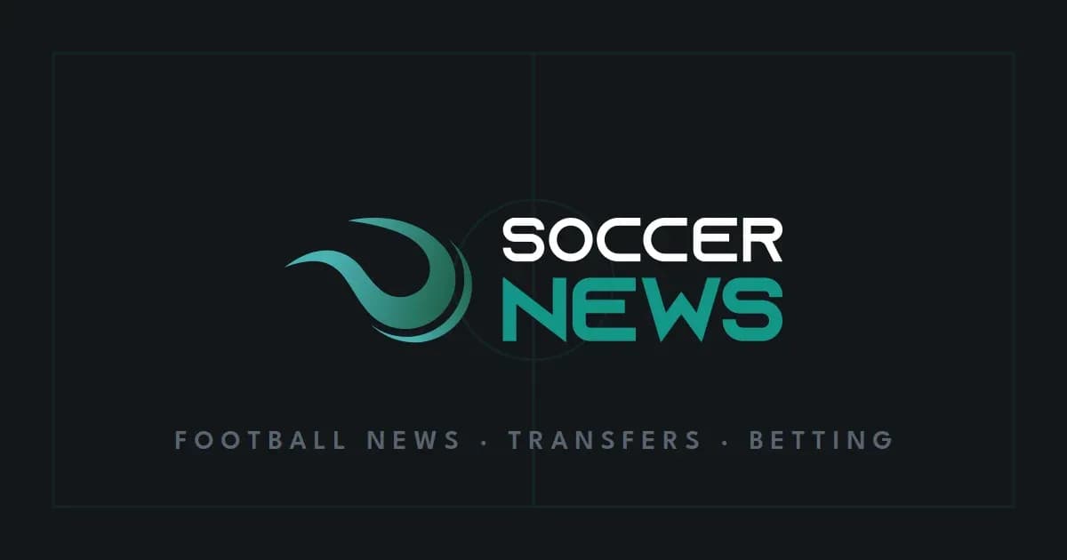 Logo de Soccer News con texto de fútbol Logo de Soccer News con texto de fútbol