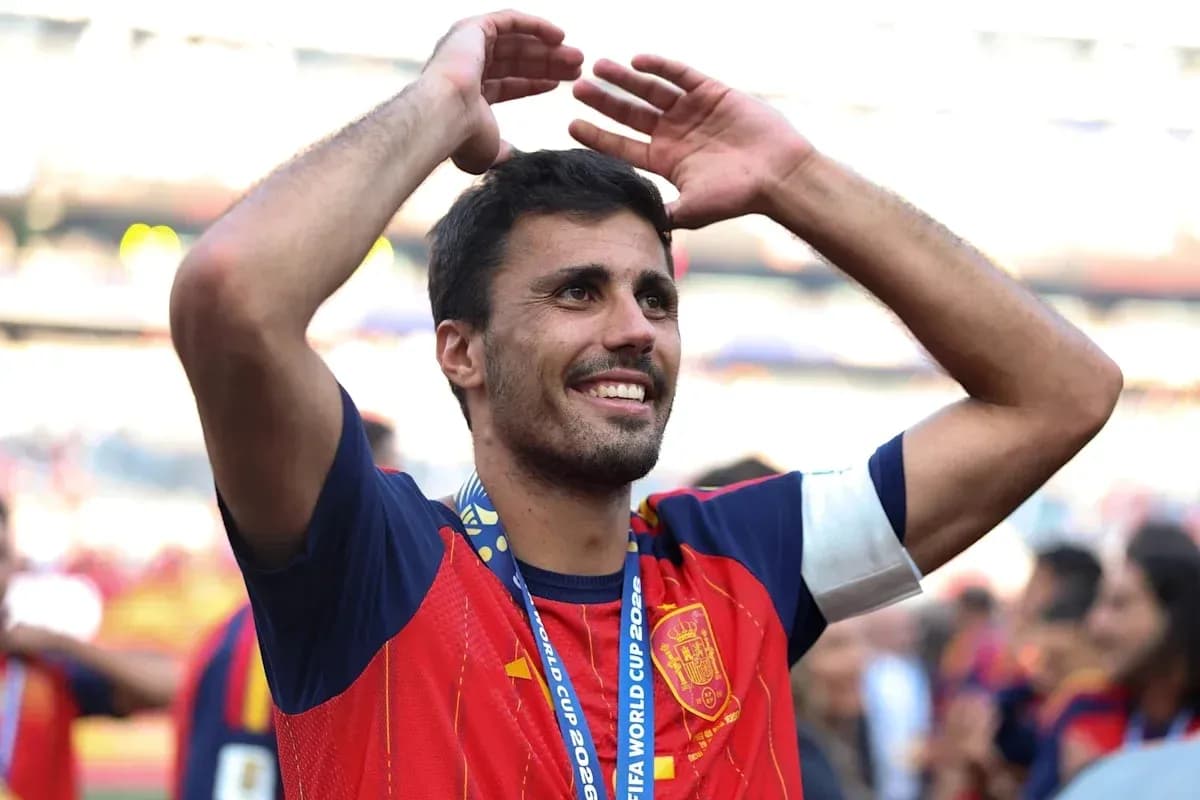 Jugador de España celebrando tras un partido Jugador de España celebrando tras un partido