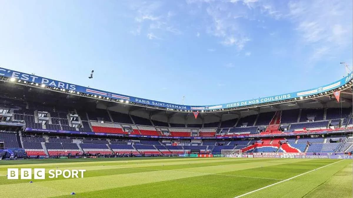 Estadio Parc des Princes antes de un partido Estadio Parc des Princes antes de un partido