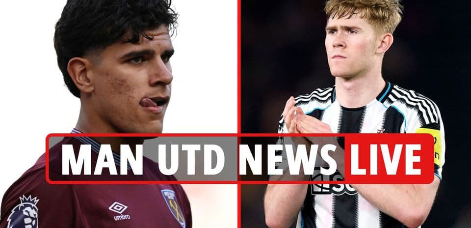 Jugadores de West Ham y Newcastle en noticia de Man Utd Jugadores de West Ham y Newcastle en noticia de Man Utd