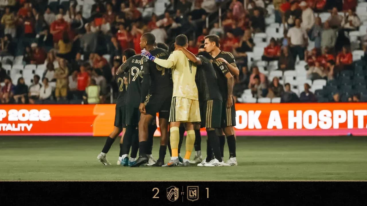 Jugadores de Los Angeles FC II celebrando un gol Jugadores de Los Angeles FC II celebrando un gol