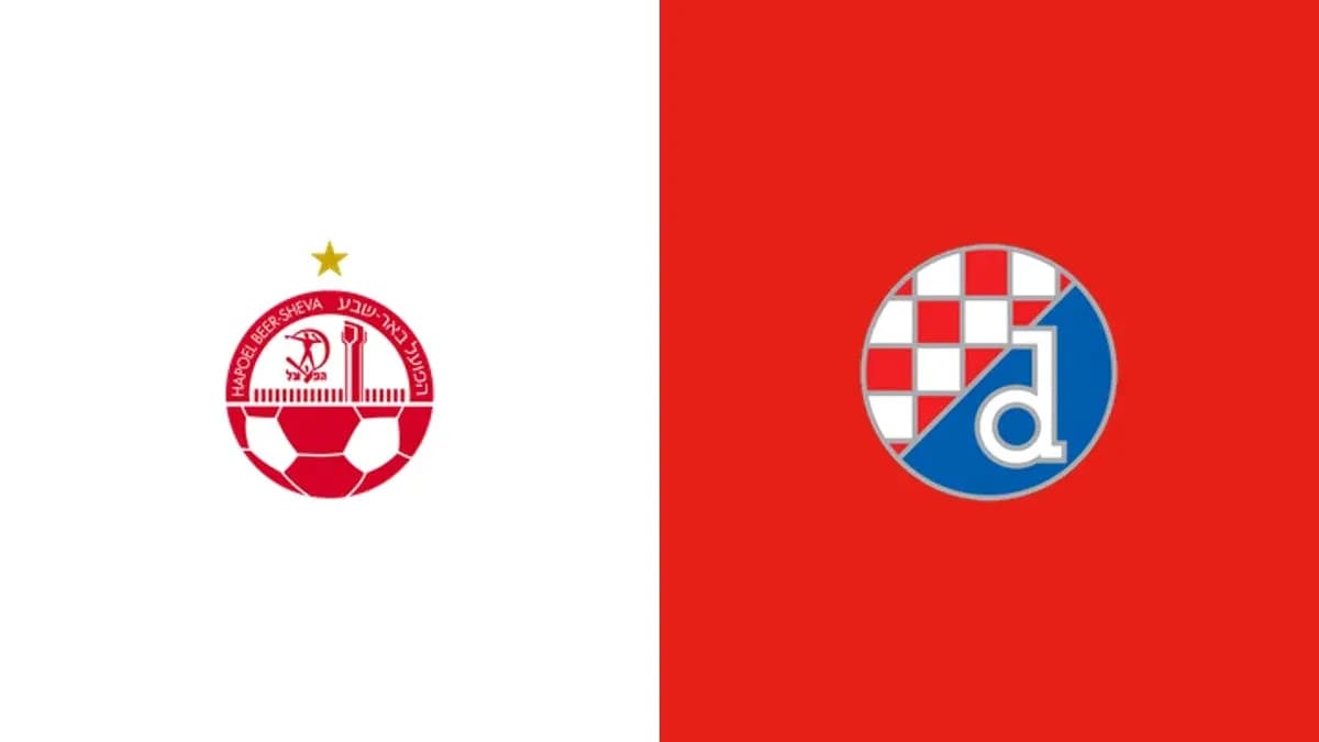 Logos de Hapoel Beer Sheva y Dinamo Zagreb Logos de Hapoel Beer Sheva y Dinamo Zagreb