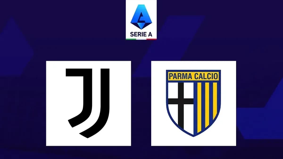 Logos de Juventus y Parma en Serie A Logos de Juventus y Parma en Serie A