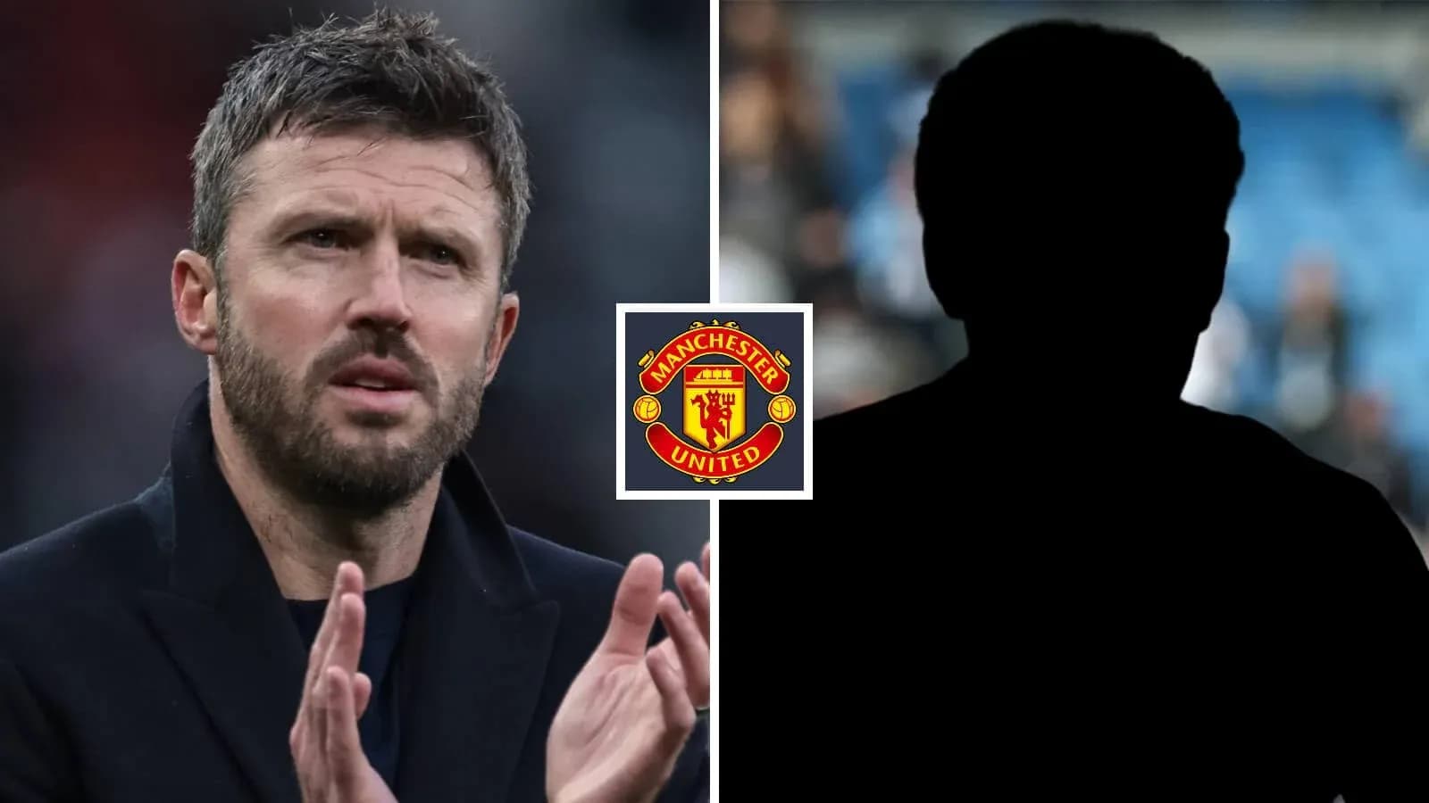 Michael Carrick aplaudiendo con logo de Manchester United Michael Carrick aplaudiendo con logo de Manchester United