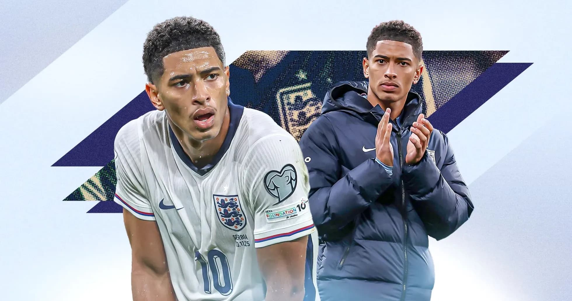 Jugador de Inglaterra en acción durante un partido Jugador de Inglaterra en acción durante un partido