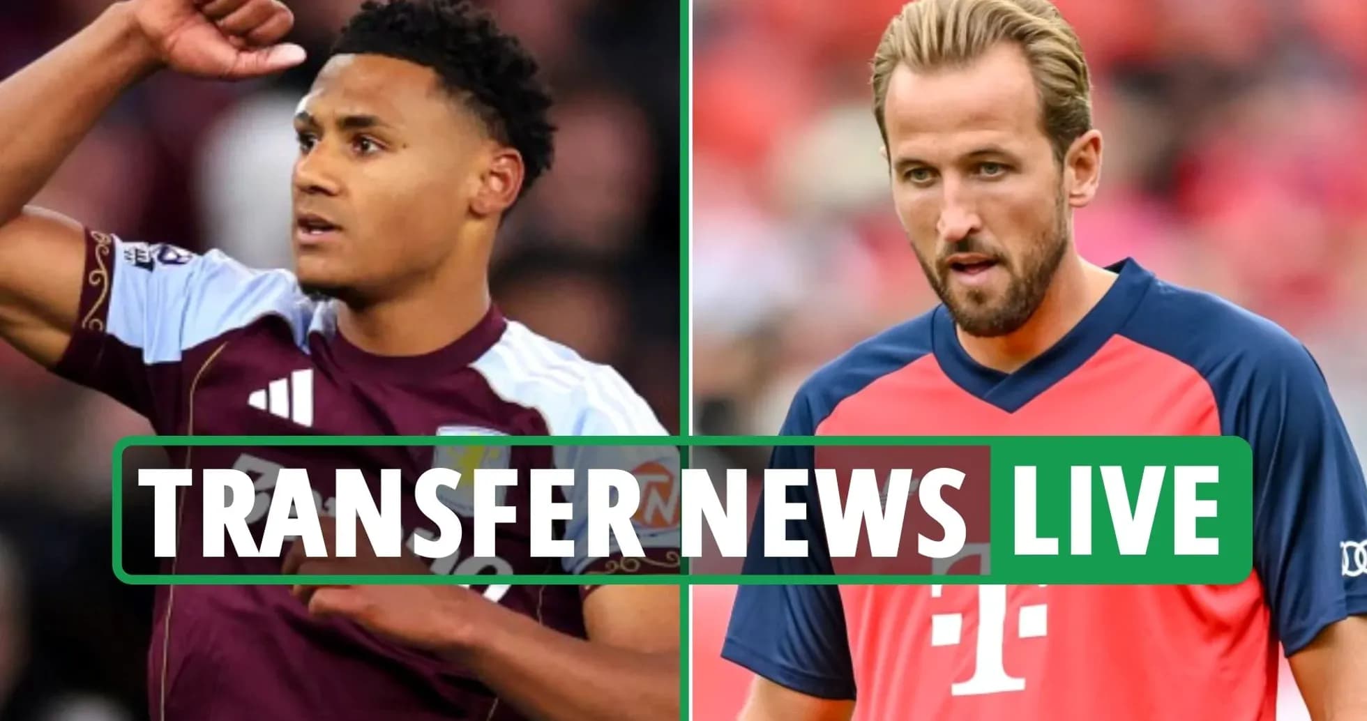 Jugadores de fútbol en un anuncio de noticias de transferencias Jugadores de fútbol en un anuncio de noticias de transferencias