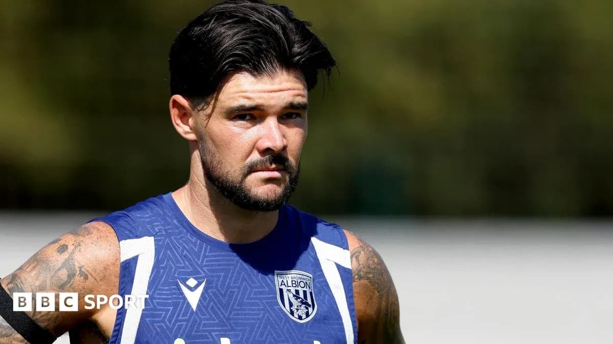 Jugador de West Bromwich Albion en entrenamiento Jugador de West Bromwich Albion en entrenamiento
