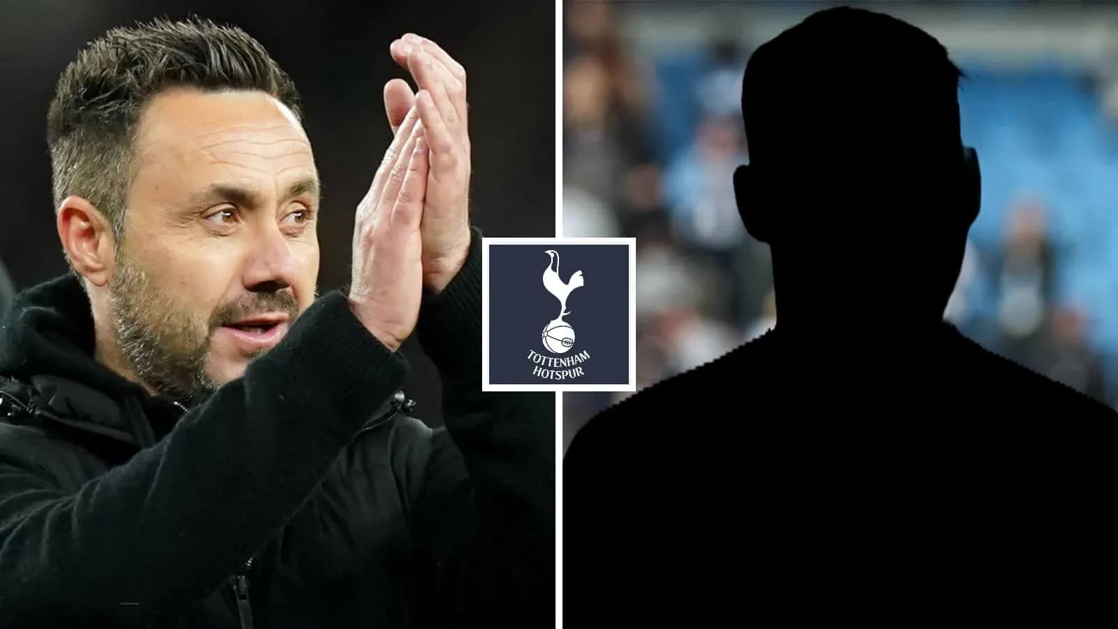Entrenador aplaudiendo con silueta de jugador detrás Entrenador aplaudiendo con silueta de jugador detrás