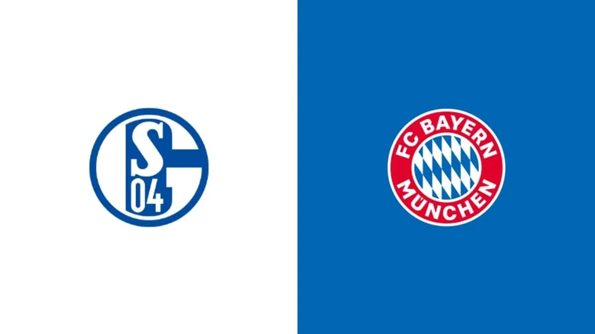 Logos de Schalke 04 y FC Bayern Múnich Logos de Schalke 04 y FC Bayern Múnich