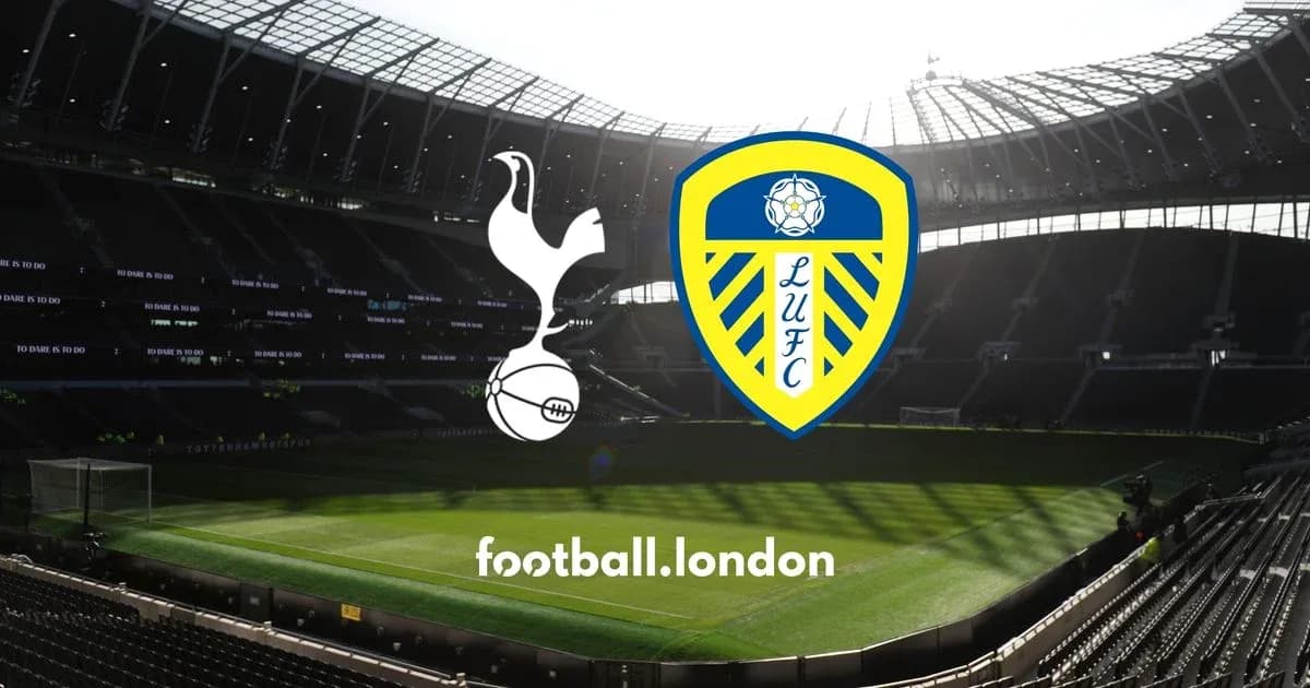 Estadio de Tottenham con logos de los equipos Estadio de Tottenham con logos de los equipos