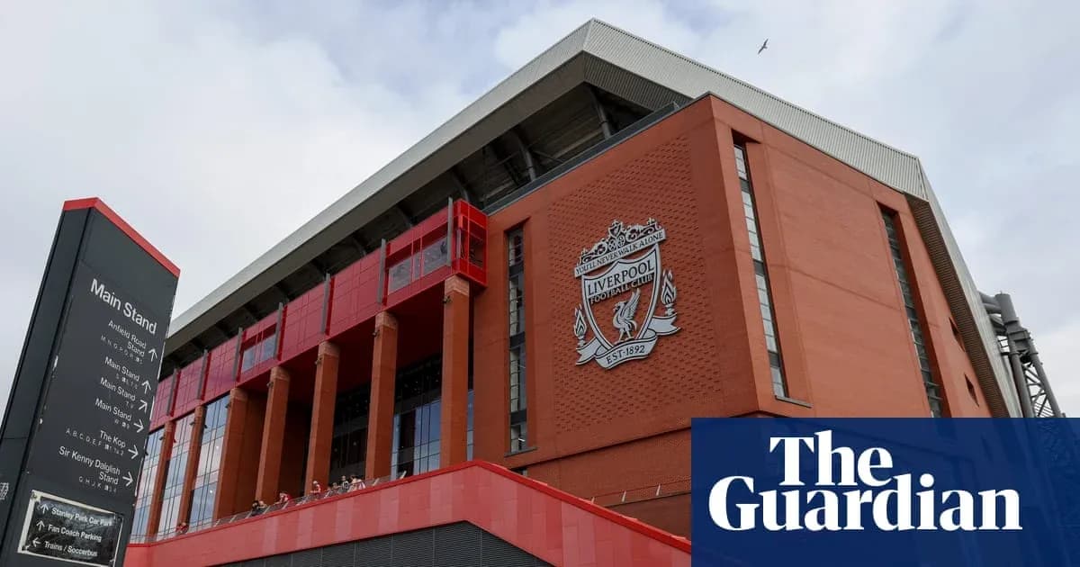 Fachada del estadio Anfield de Liverpool Fachada del estadio Anfield de Liverpool