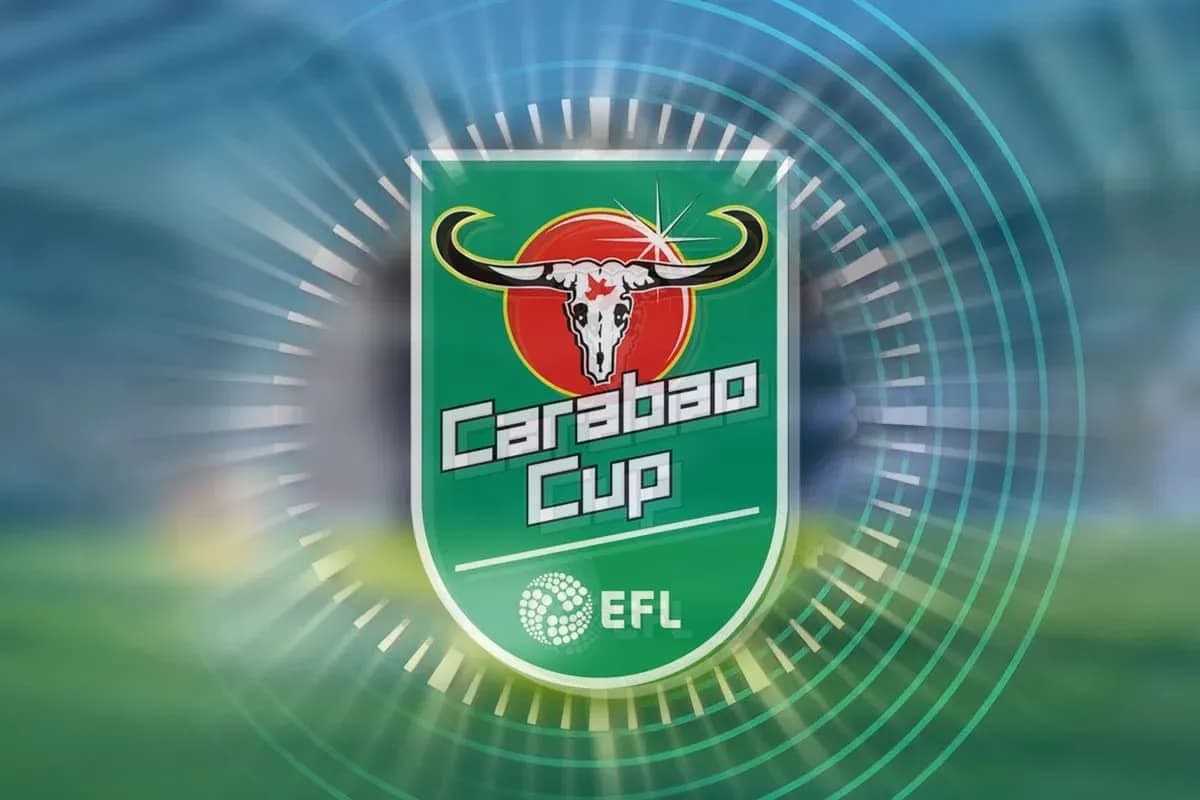 Logotipo del Carabao Cup con fondo difuminado Logotipo del Carabao Cup con fondo difuminado