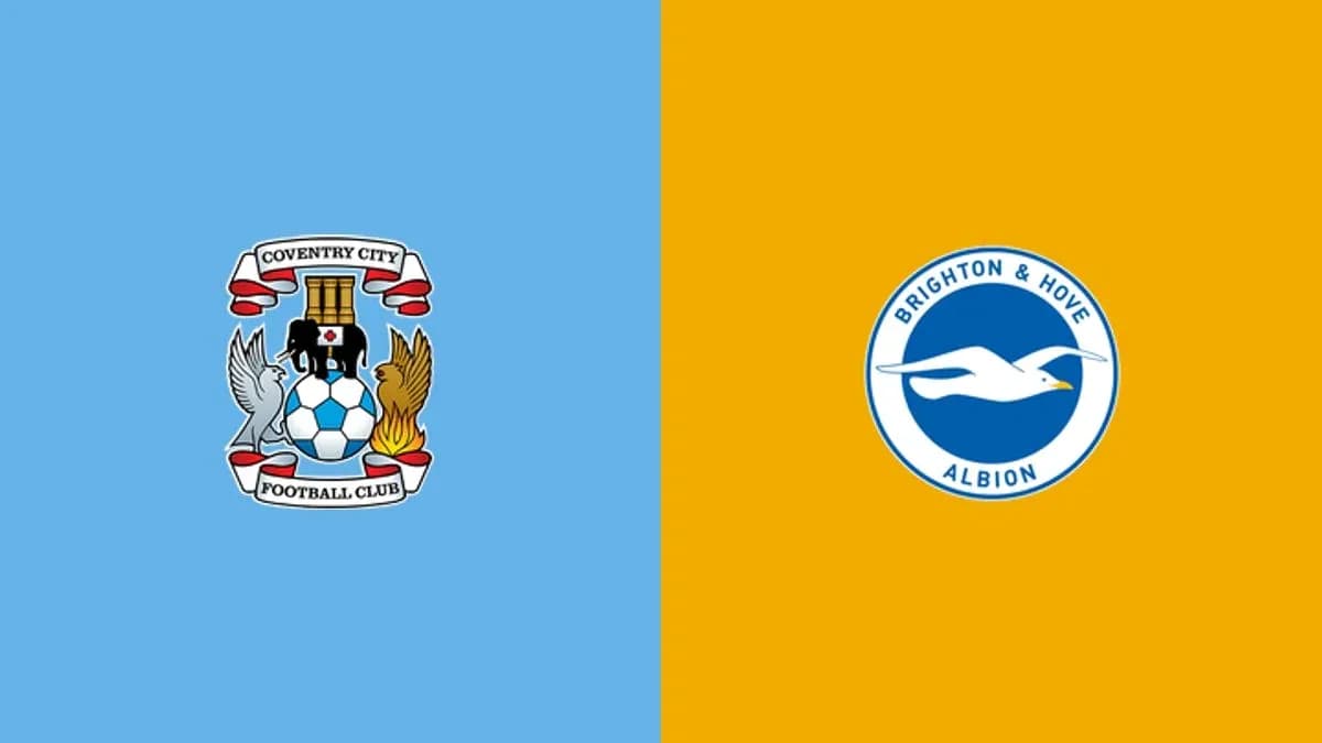Escudos de Coventry City y Brighton & Hove Albion Escudos de Coventry City y Brighton & Hove Albion