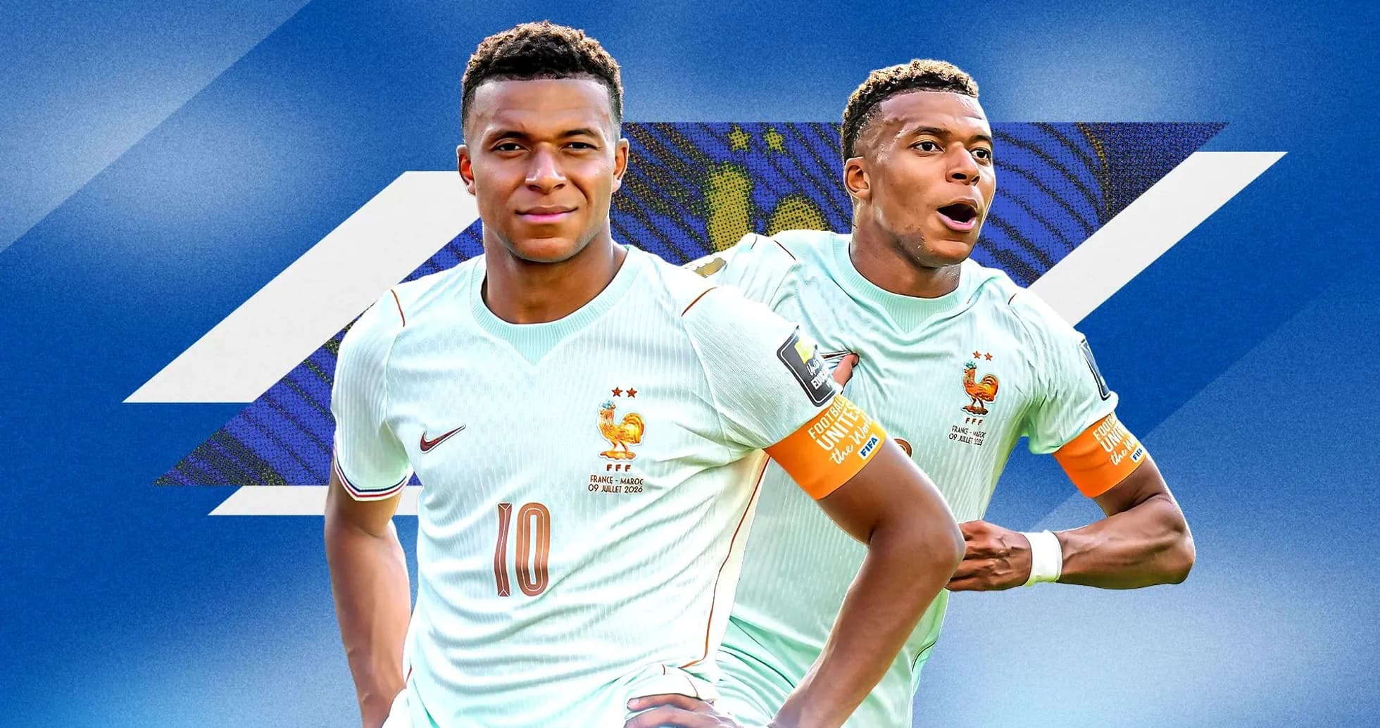 Kylian Mbappé en camiseta de Francia durante el torneo Kylian Mbappé en camiseta de Francia durante el torneo