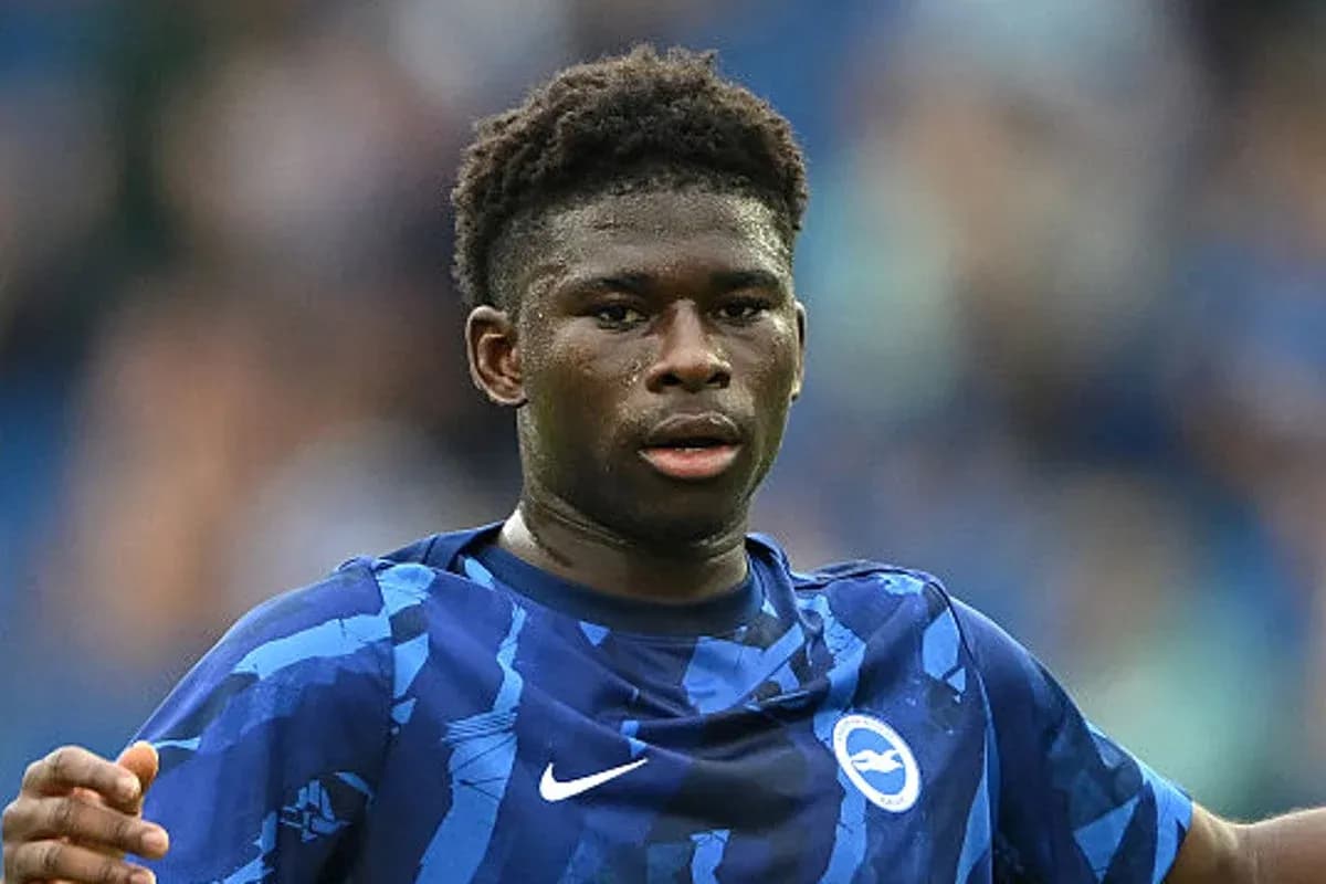 Jugador de Brighton en acción durante un partido Jugador de Brighton en acción durante un partido
