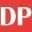 Logotipo con las letras D y P en rojo Logotipo con las letras D y P en rojo
