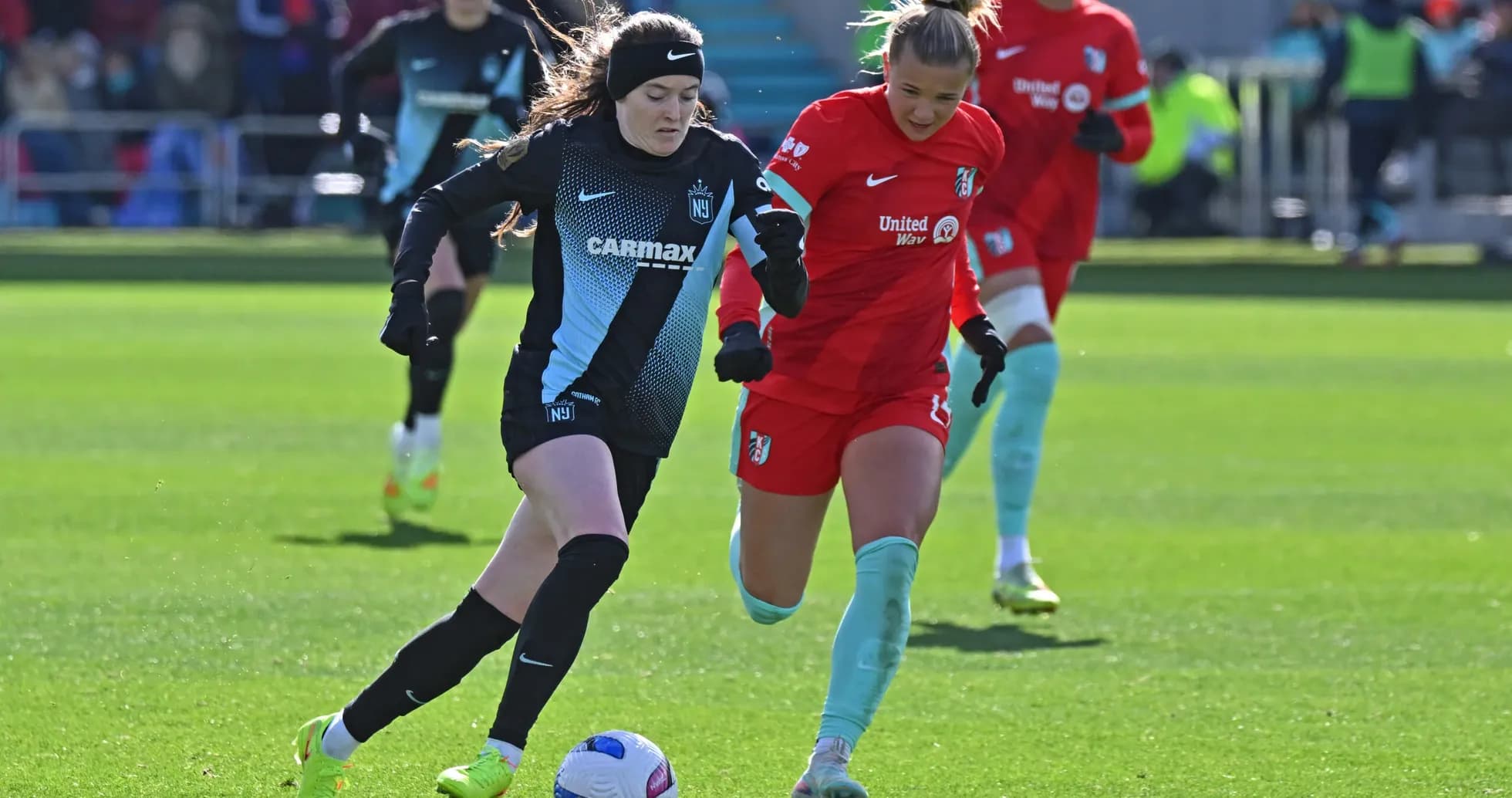 Jugadora de NJ/NY Gotham FC contra Houston Dash Jugadora de NJ/NY Gotham FC contra Houston Dash