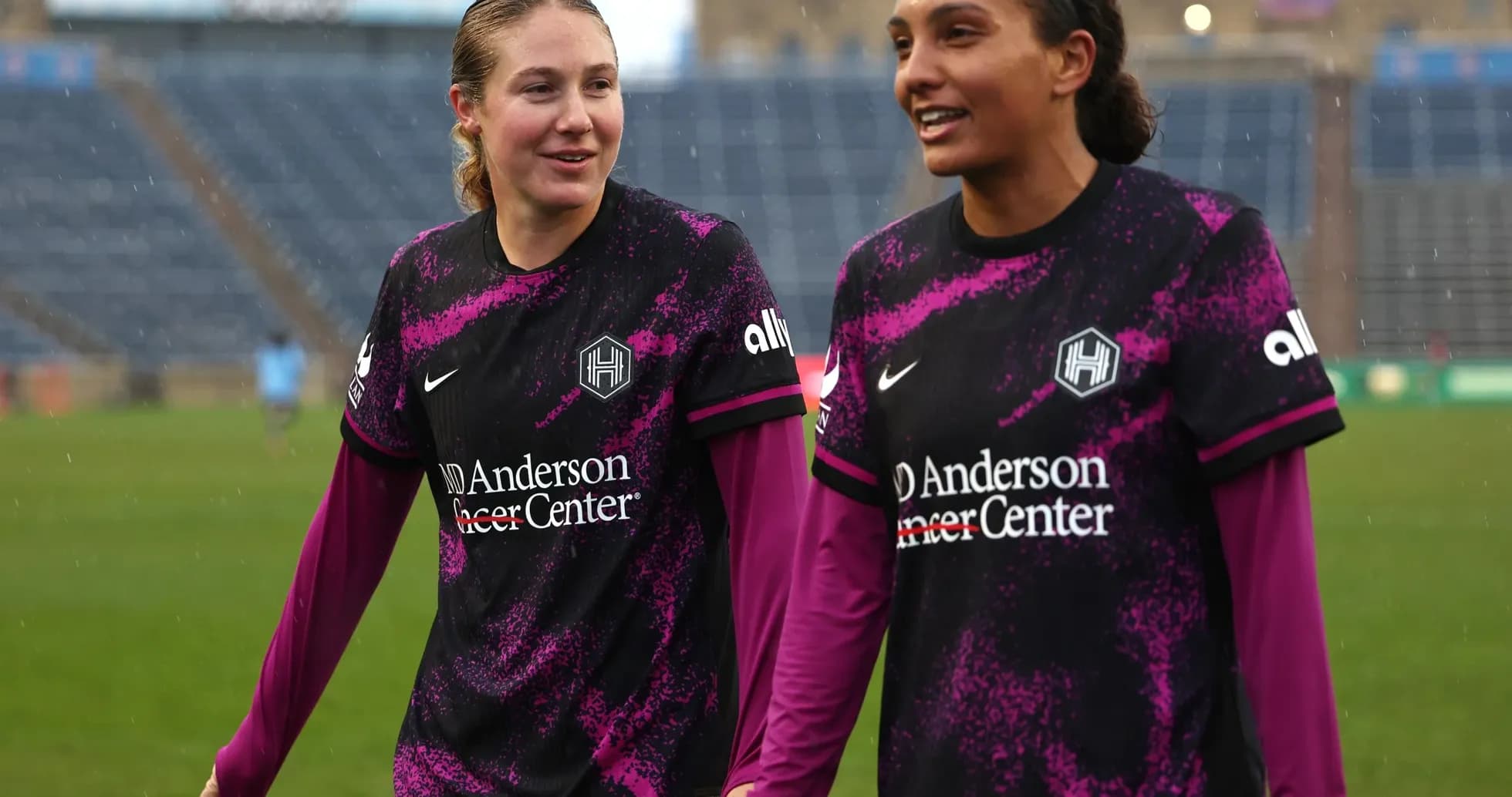Jugadoras del Houston Dash en el campo Jugadoras del Houston Dash en el campo