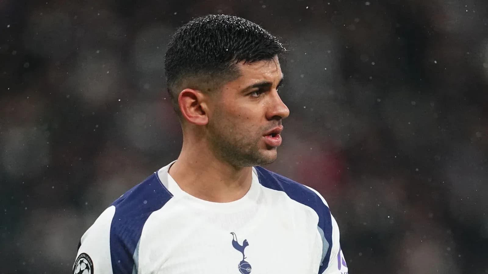 Jugador de Tottenham en acción durante un partido Jugador de Tottenham en acción durante un partido