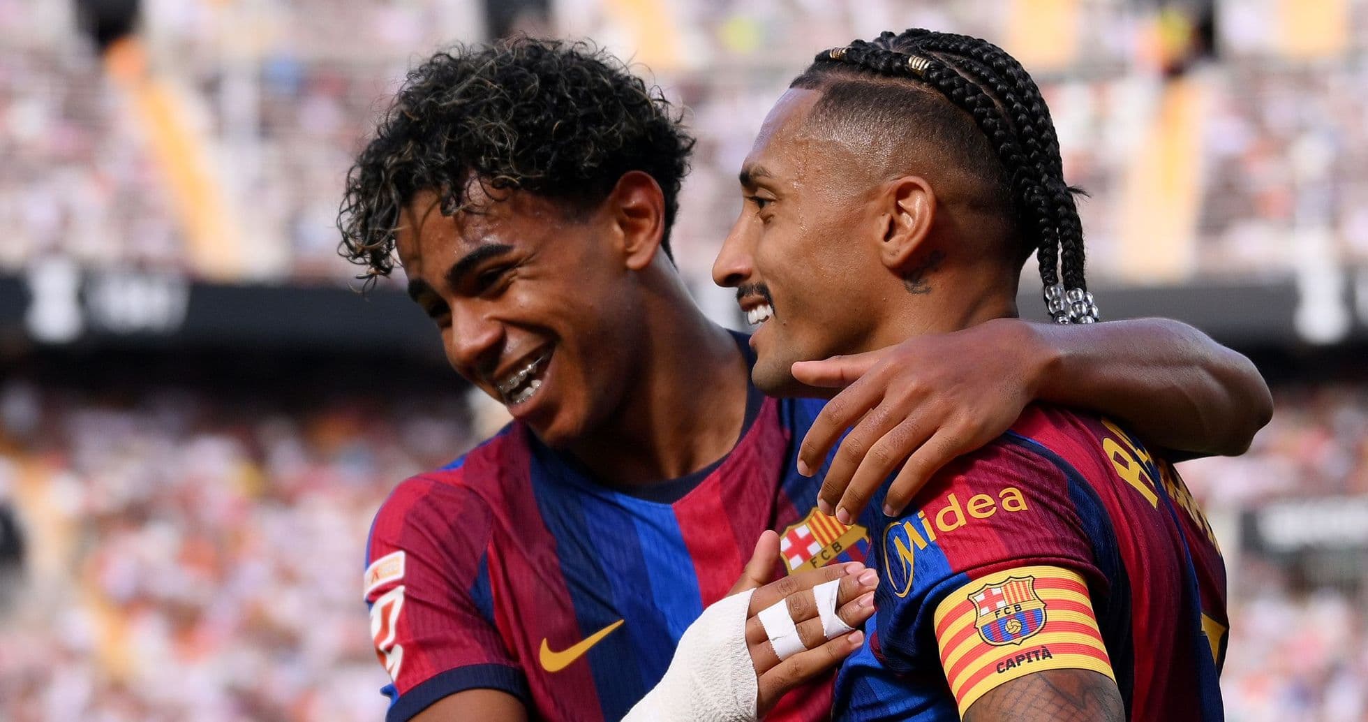 Raphinha iguala récord de Messi y Lamine Yamal brilla con doblete en victoria 5-0 del Barcelona sobre Valencia Raphinha iguala récord de Messi y Lamine Yamal brilla con doblete en victoria 5-0 del Barcelona sobre Valencia