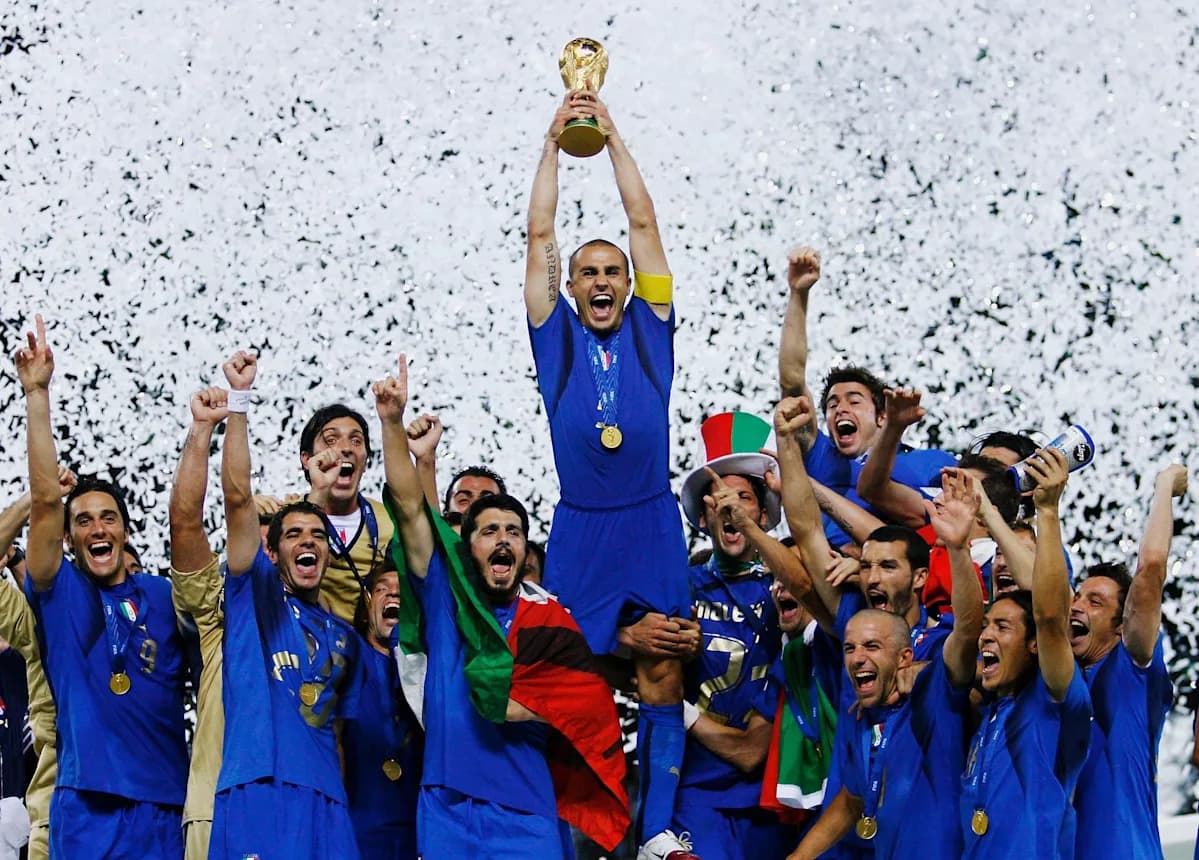 Italia celebra 20 años de su título en el Mundial 2006 Italia celebra 20 años de su título en el Mundial 2006