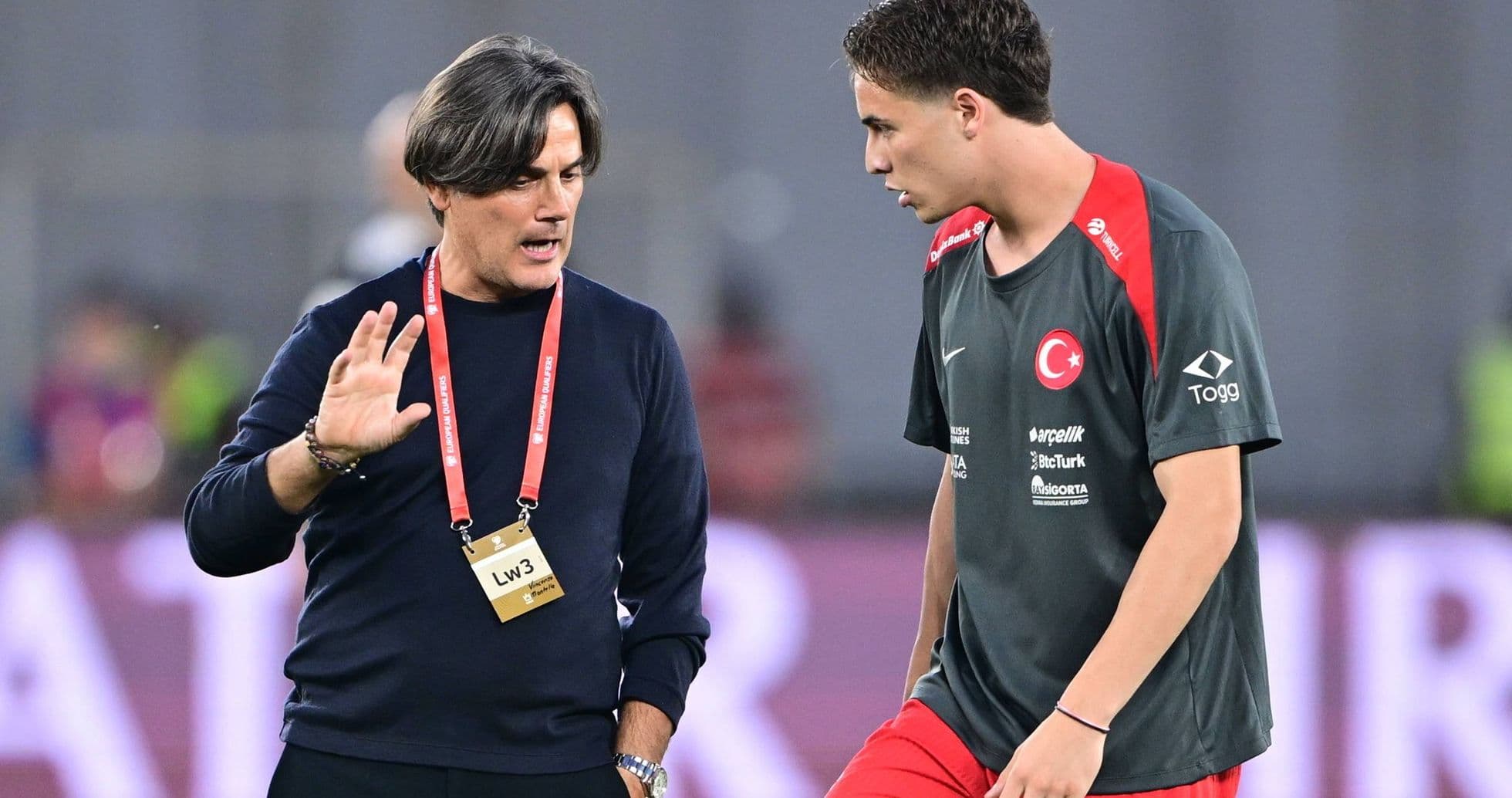 Vincenzo Montella destaca el futuro estelar de Kenan Yildiz pese a las bajas en Turquía Vincenzo Montella destaca el futuro estelar de Kenan Yildiz pese a las bajas en Turquía